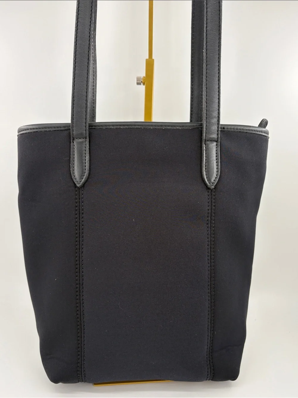 Coach Black Nylon Tote with Leather Handles